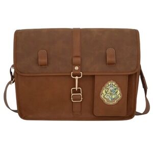 Universal Studios Harry Potter Vintage Hogwarts Messenger Bag NWOT - Large